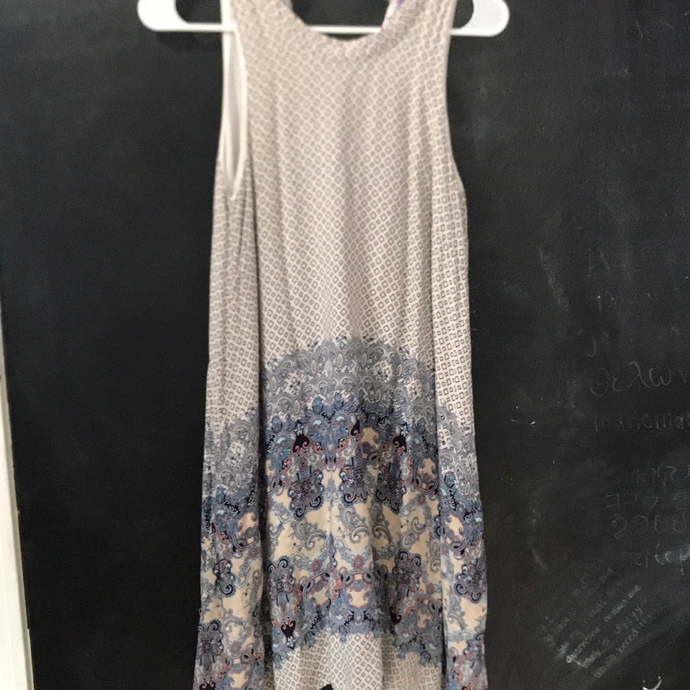 Patterned shift dress